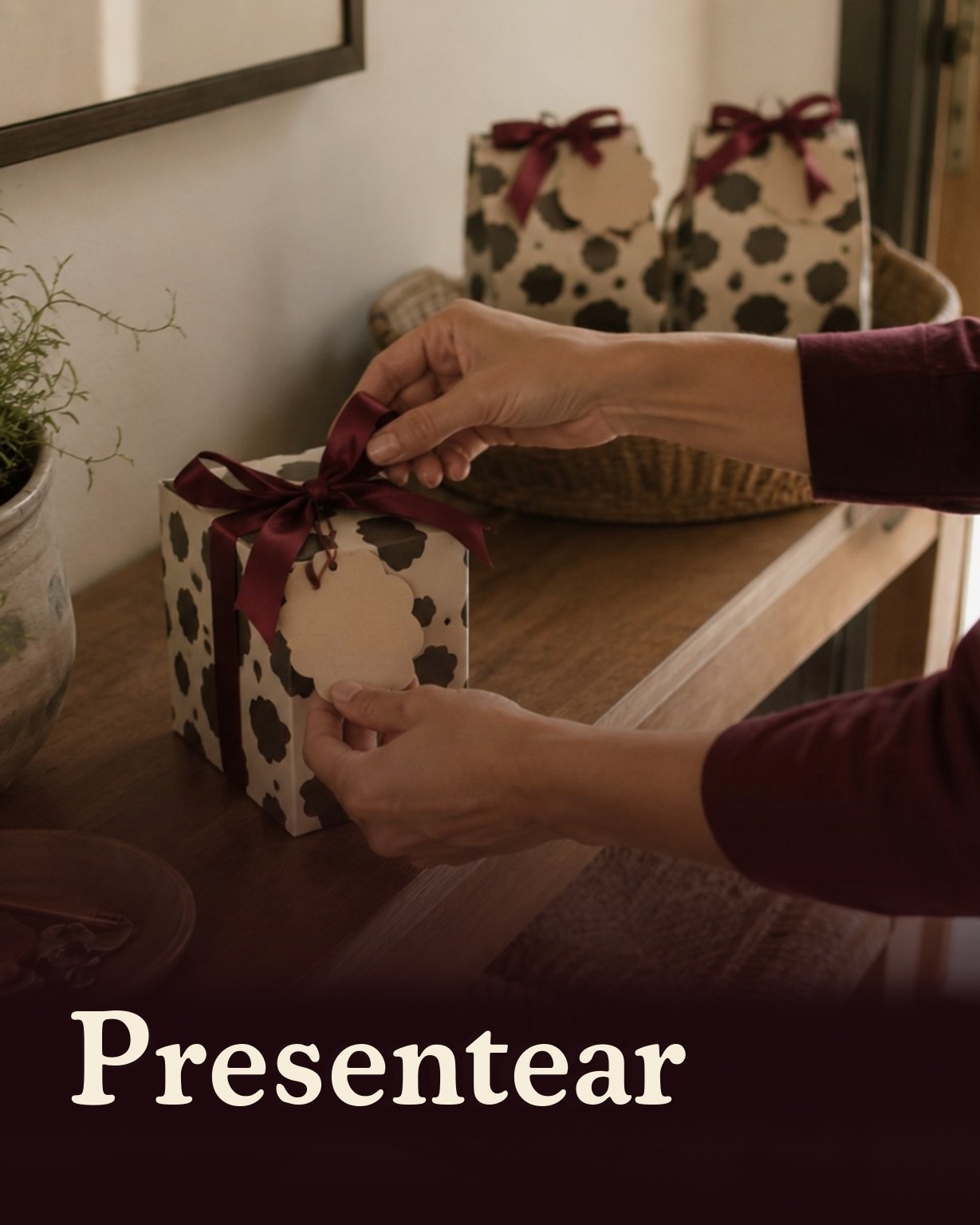 Presentear: lembrancinhas · embalagens